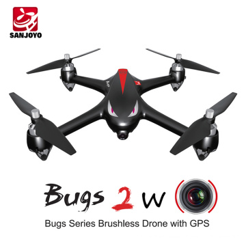 MJX B2W Bugs 2W GPS Brushless RC Quadcopter Drone con 5G WIFI FPV 1080P Cámara Altitude Hold Avión sin cabeza Vs Hubsan H501S